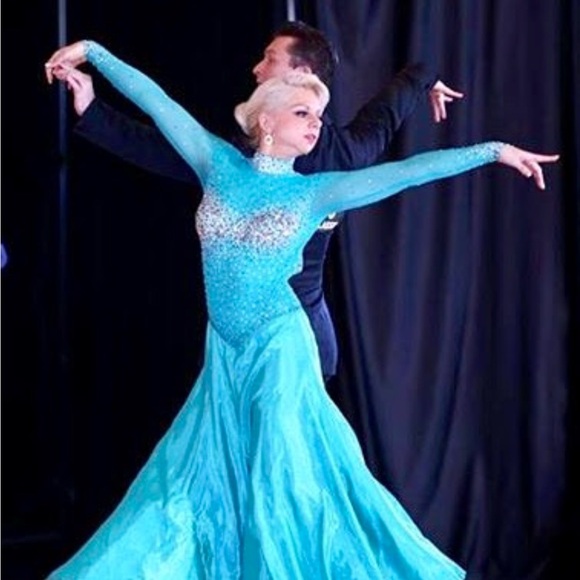 Elle Blue Ballroom Dress